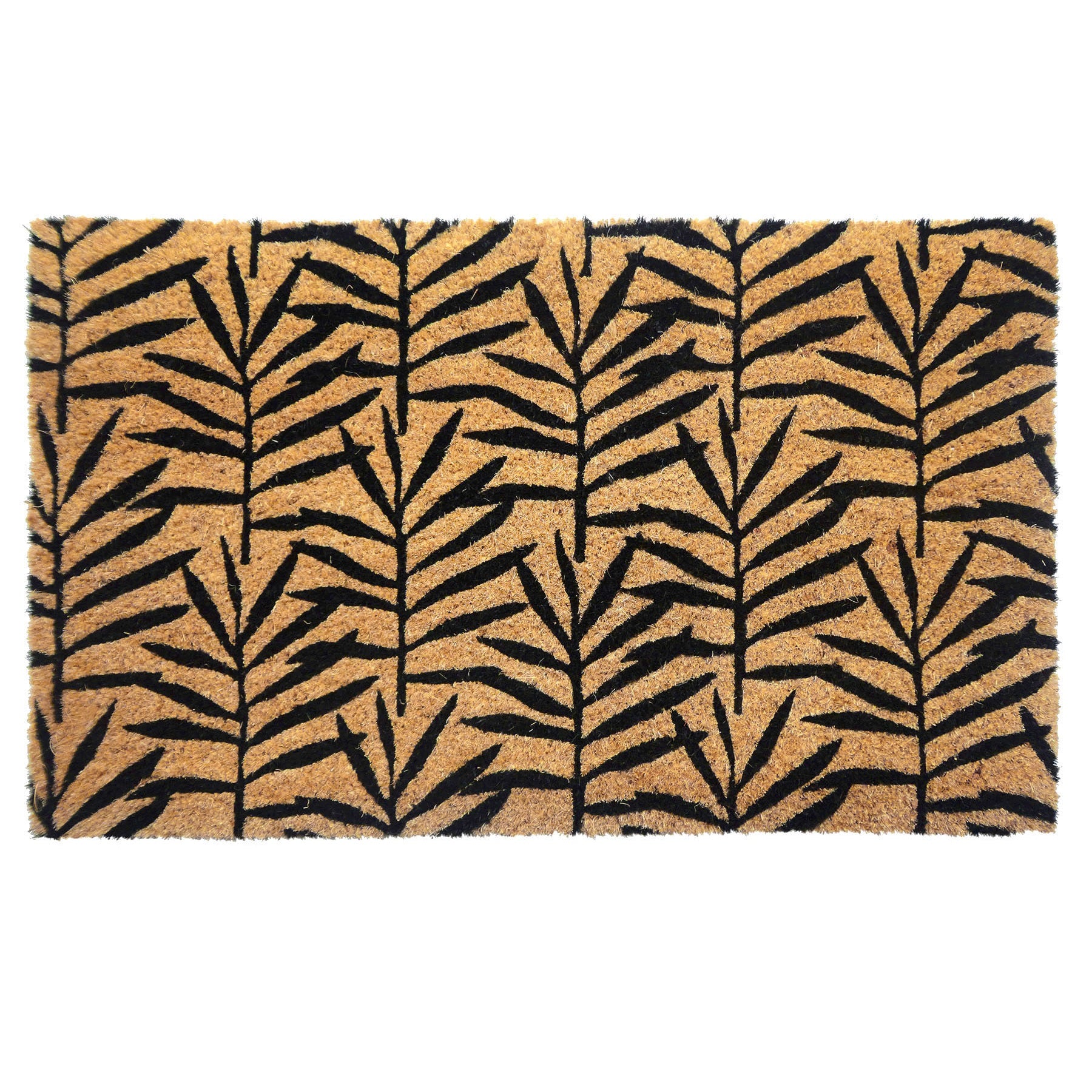 printed coir doormat