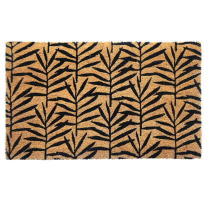 printed coir doormat