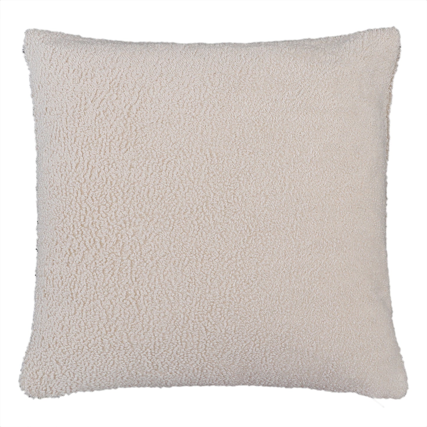Ivory Boucle Cushion Cover