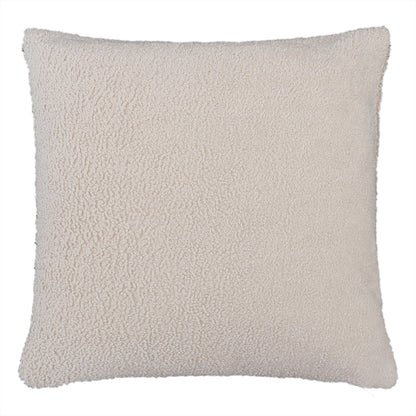 Ivory Boucle Cushion Cover