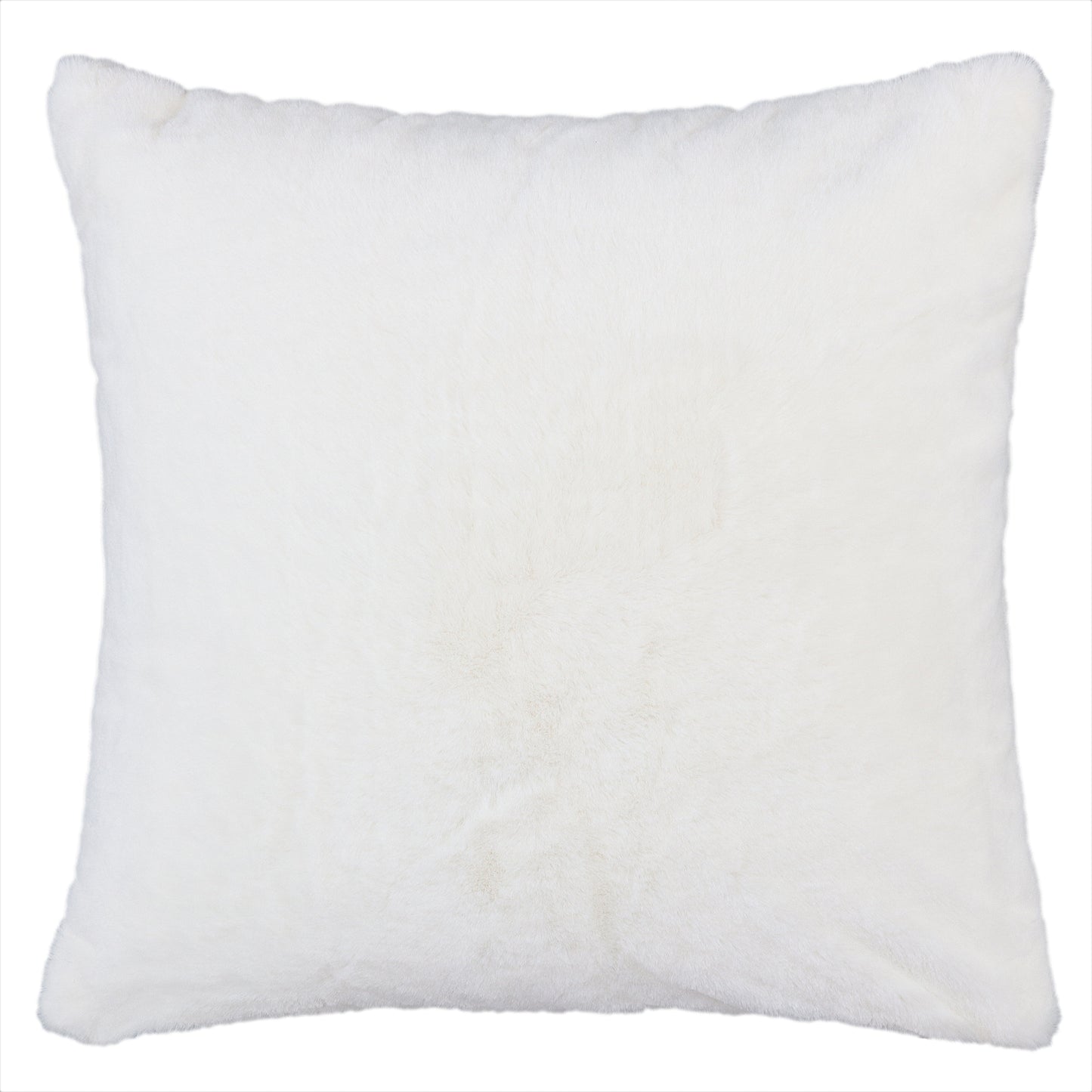 White Faux Fur Cushion Cover