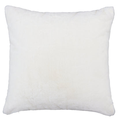 White Faux Fur Cushion Cover