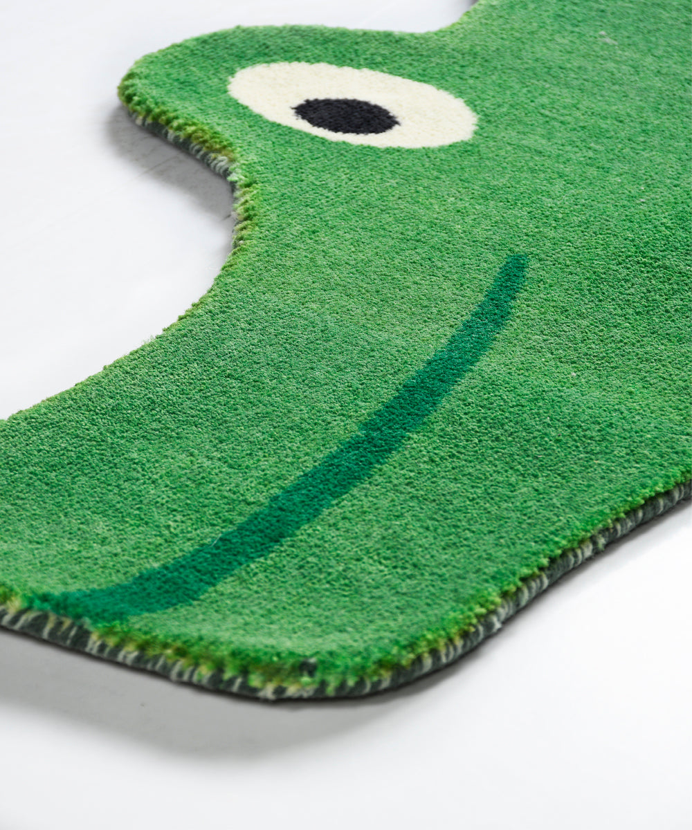 nylon printed crocodile rug