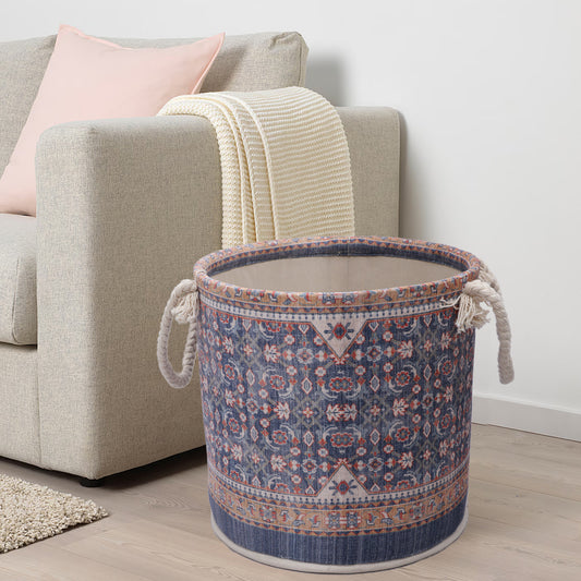 Oriental Print Basket