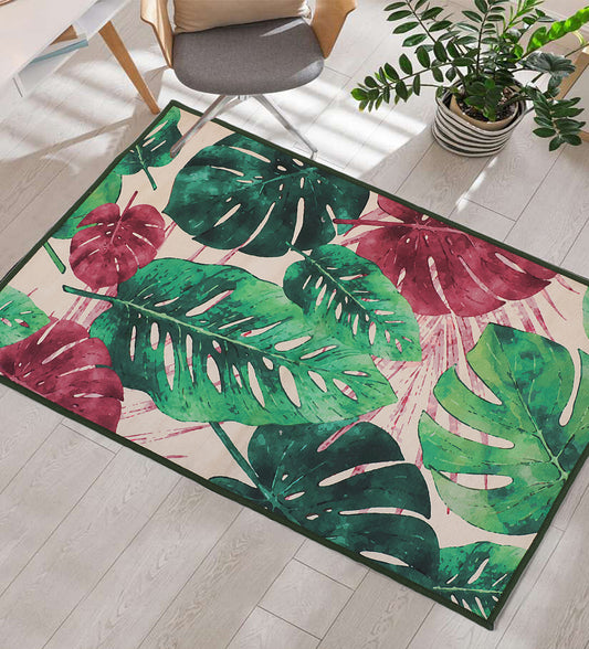 Monstera Leaf Rug