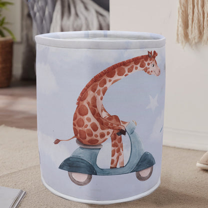 Camel & Elephant Ride Print Basket