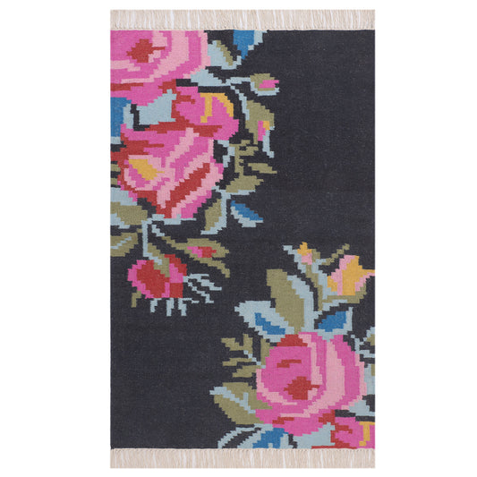 Floral Hand Woven Kilim 3'x5'