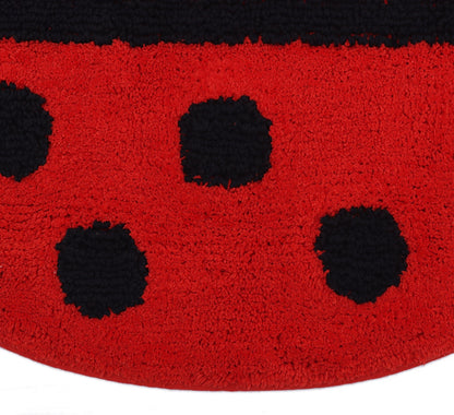 ladybug bathmat