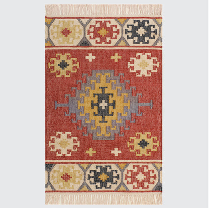 Multicolor Hand Woven Kilim - 3'x5'