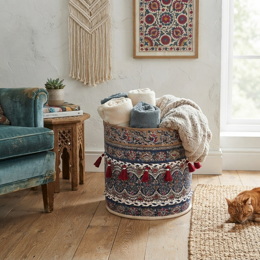Multicolor PET Print Basket