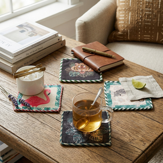 Animal Print Coasters-Set of 4