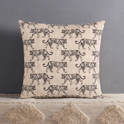 Tiger Print Cushion Cover