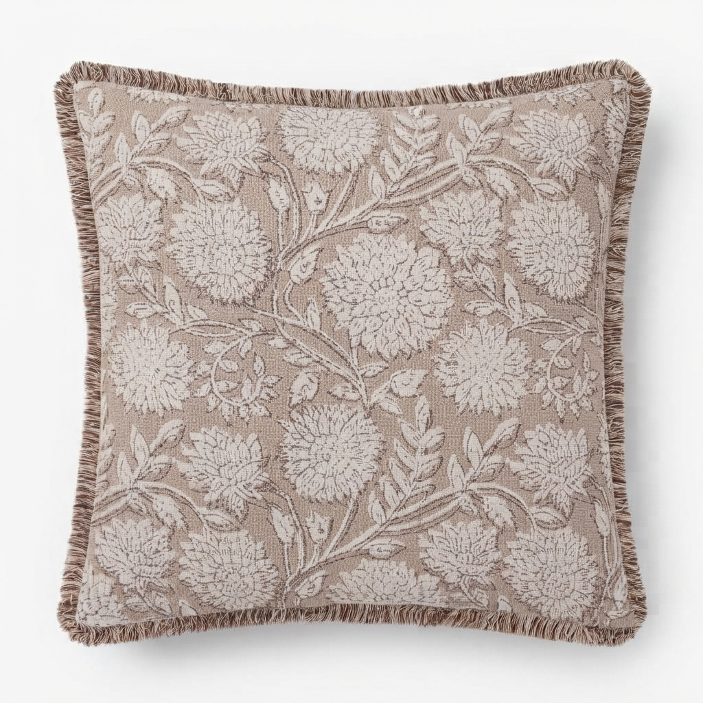Earthy Botanical Cushion Cover