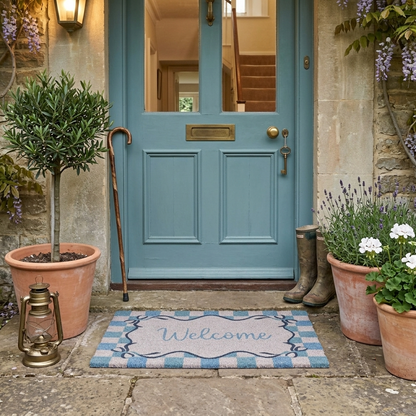 Ribbon Welcome Doormat