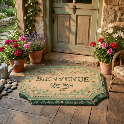 Bienvenue Chez Nous Coir Doormat
