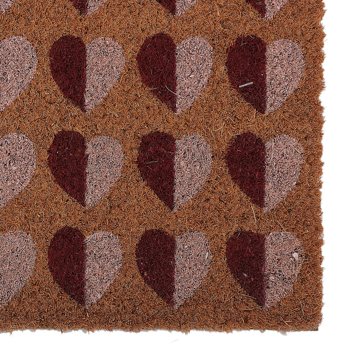 Hearts Coir Doormat