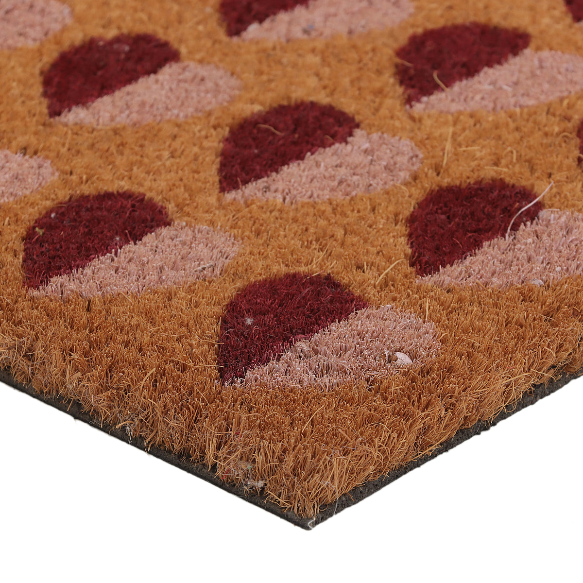 Hearts Coir Doormat