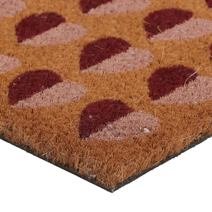 Hearts Coir Doormat