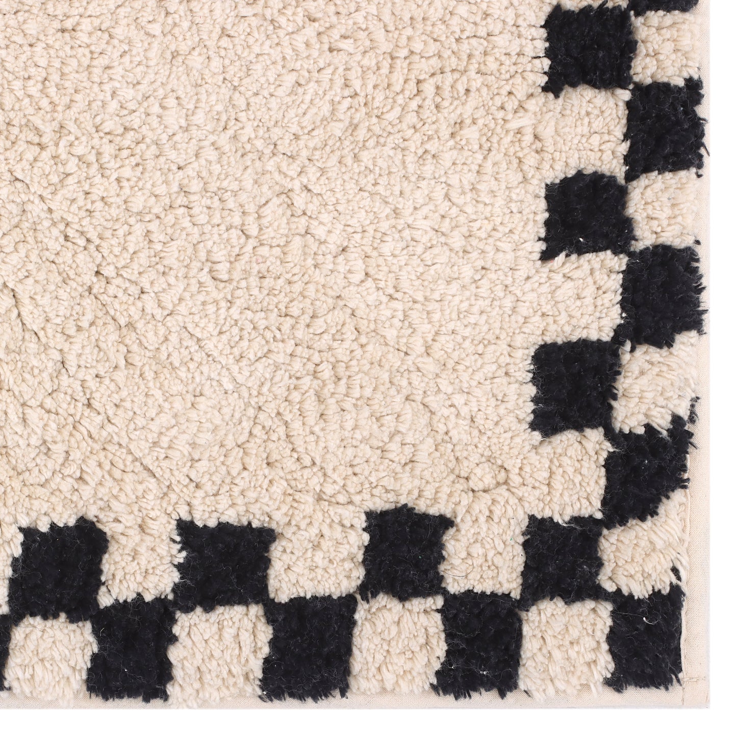 Checkboard Border Bathmat