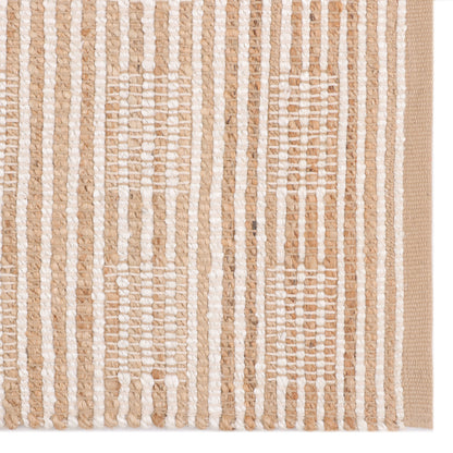 Linear Grid Jute Pitloom Rug