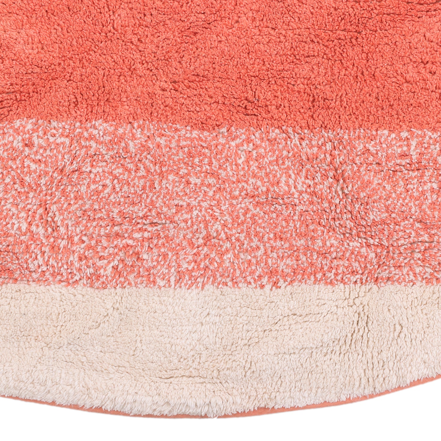 Peach-Shaped Bath Mat