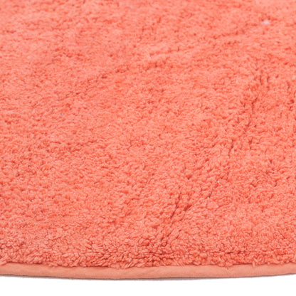 Peach-Shaped Bath Mat