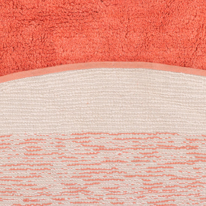Peach-Shaped Bath Mat