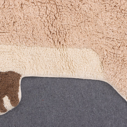 Beaver Shaped Bathmat