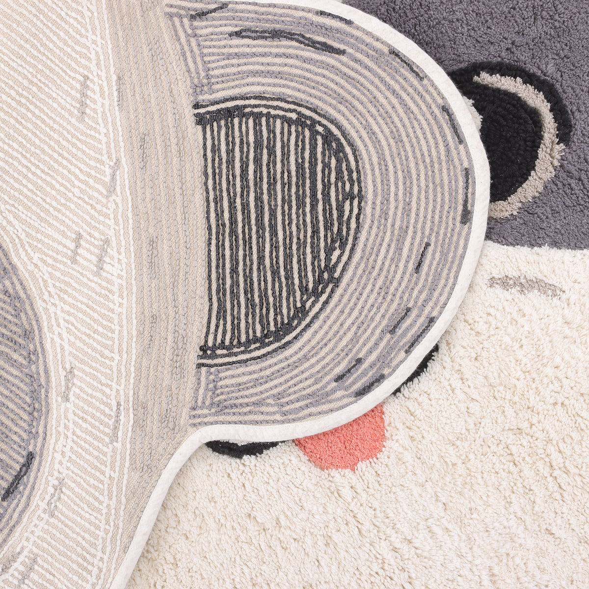 Cute Panda Face Shaped Bathmat