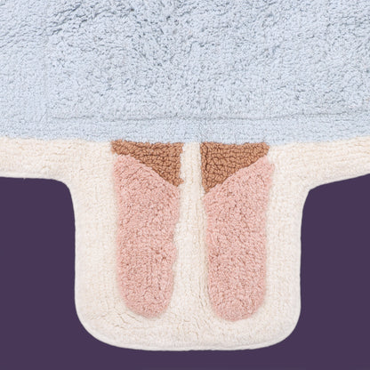 Bunny Shaped Bathmat