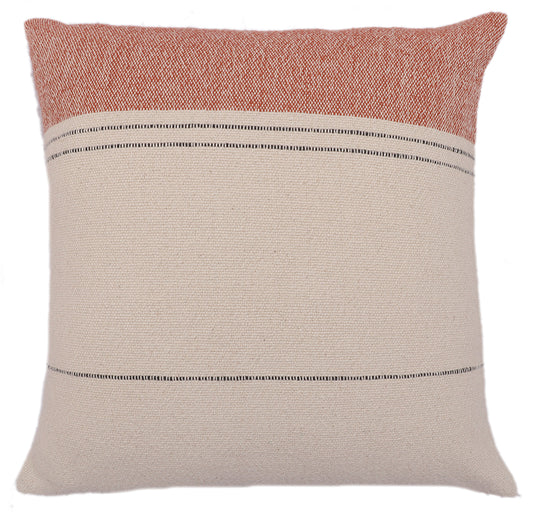 Rust & Ivory Cushion Cover