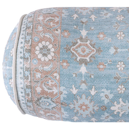 Distressed Floral Bolster