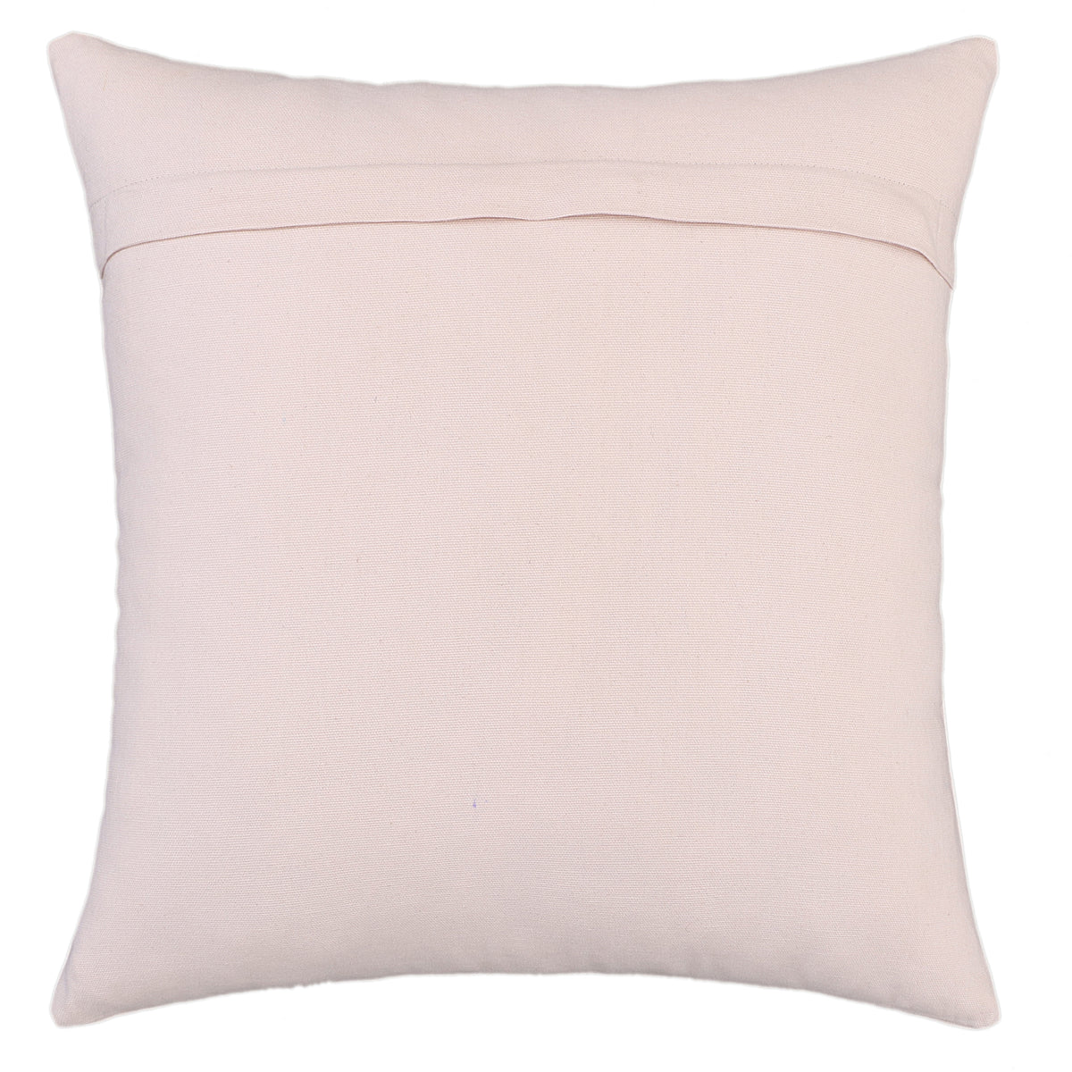 White Floral Embroidered Cushion Cover