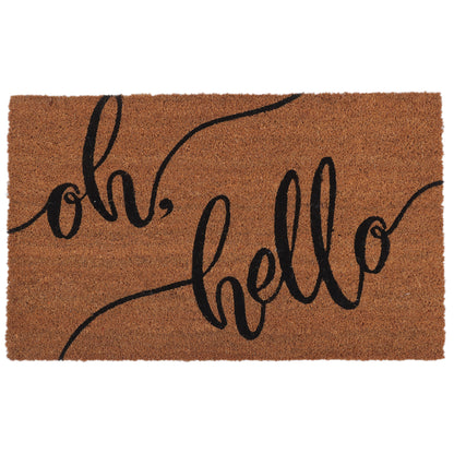 OH Hello Coir Doormat
