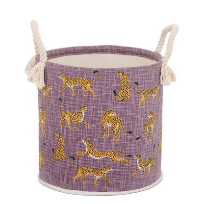 Cheetah Print Basket
