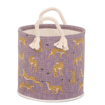 Cheetah Print Basket