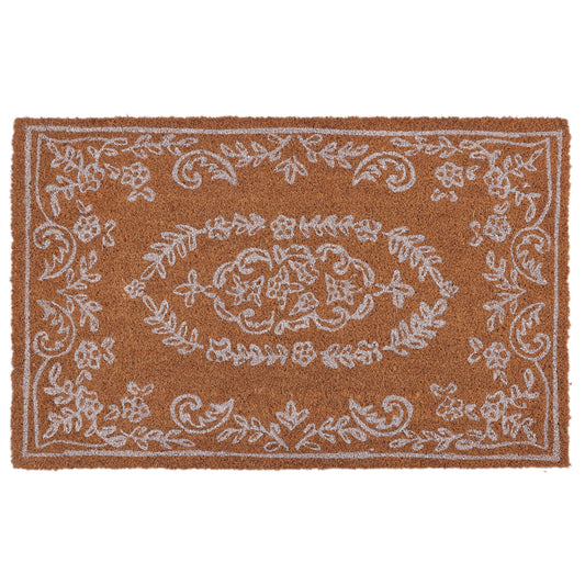 Vintage Floral Welcome Doormat