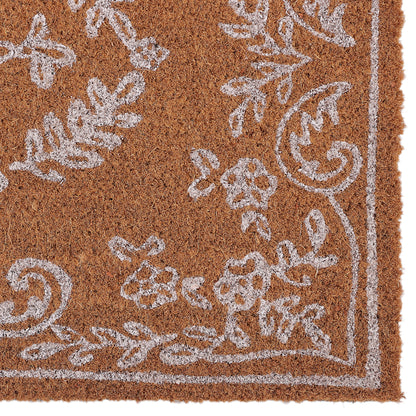 Vintage Floral Welcome Doormat