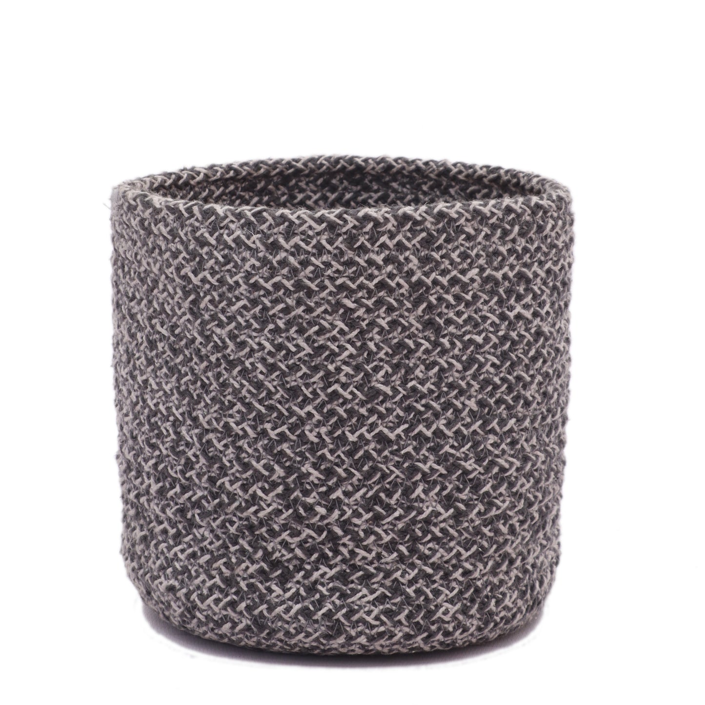 Hand Braided Cotton Basket-Set of 2 (6 Inches)