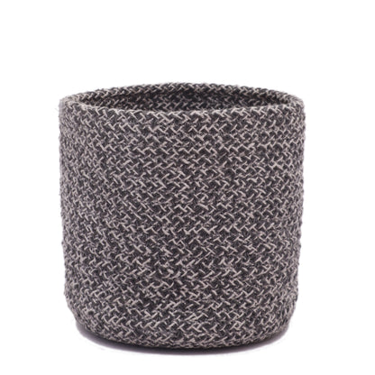 Hand Braided Cotton Basket-Set of 2 (6 Inches)