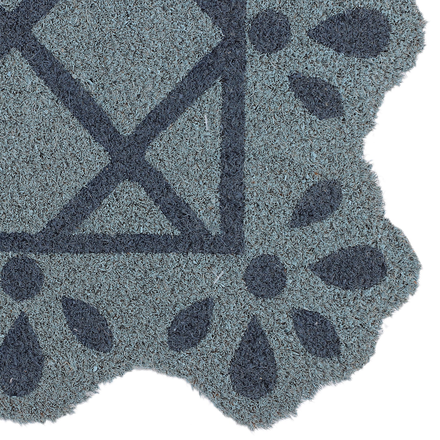 Scalloped Diamond Doormat
