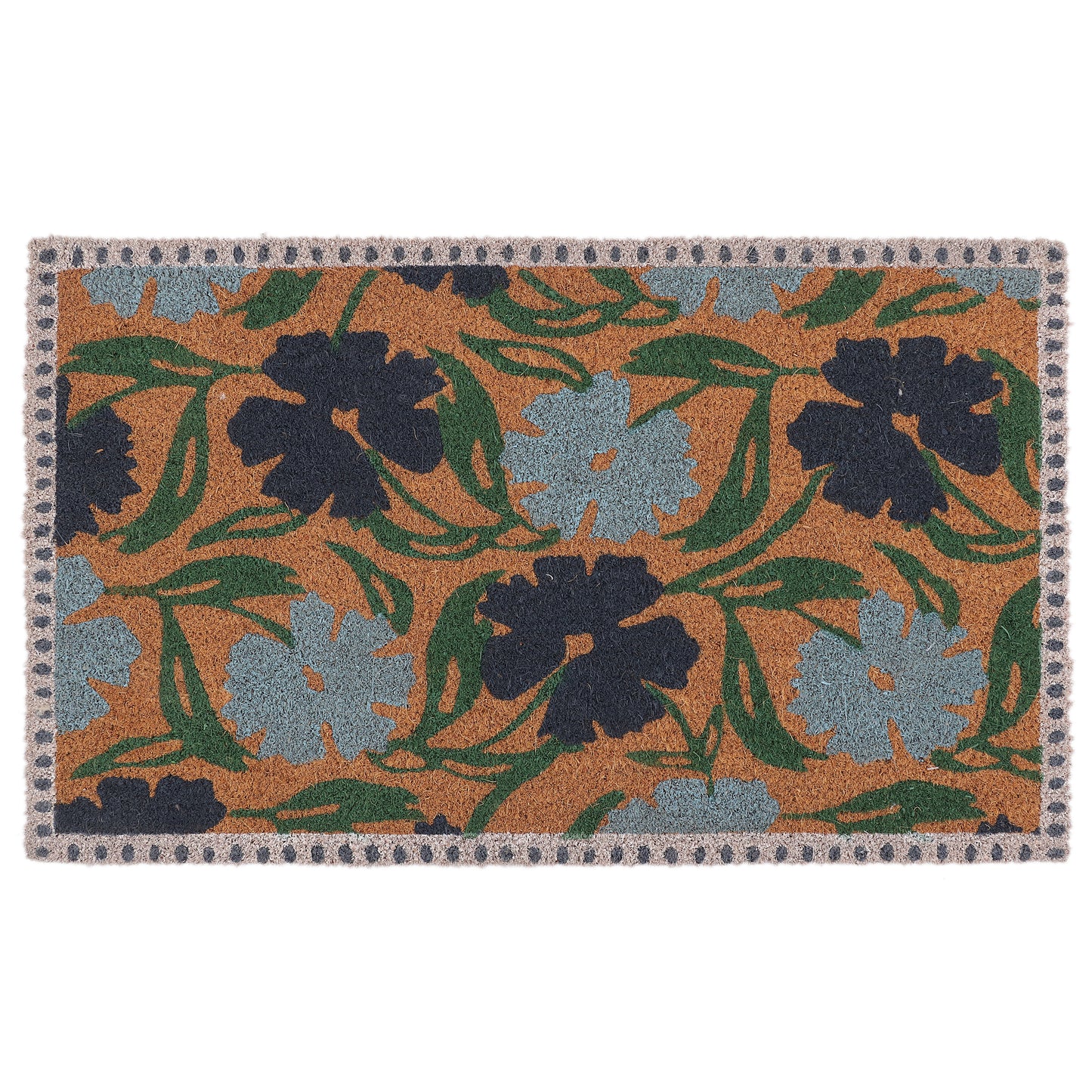 Floral Coir Doormat