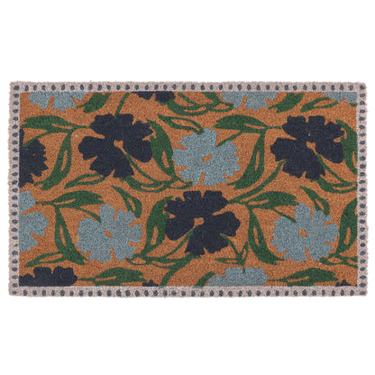 Floral Coir Doormat