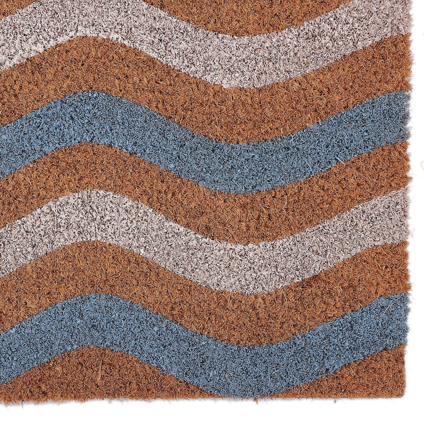 Ocean Waves Coir Doormat