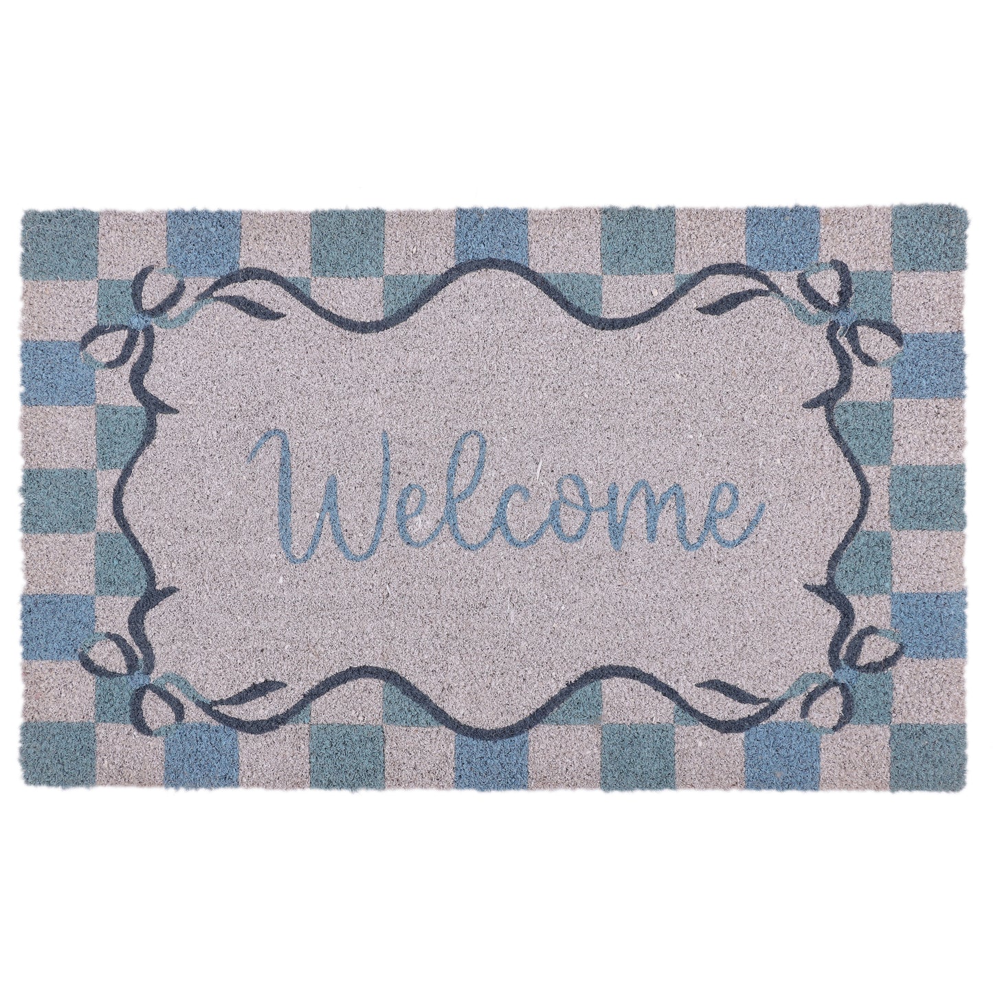 Ribbon Welcome Doormat