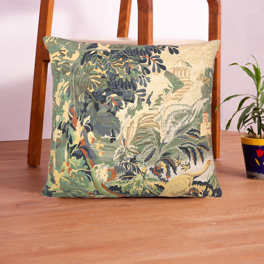 Traditional Print Cushion Cover