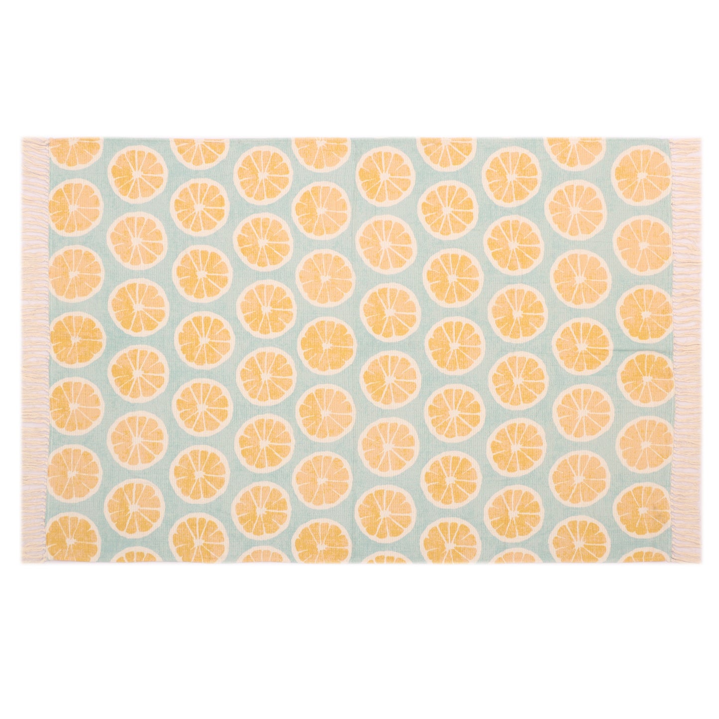 Grapefruit Print Throw