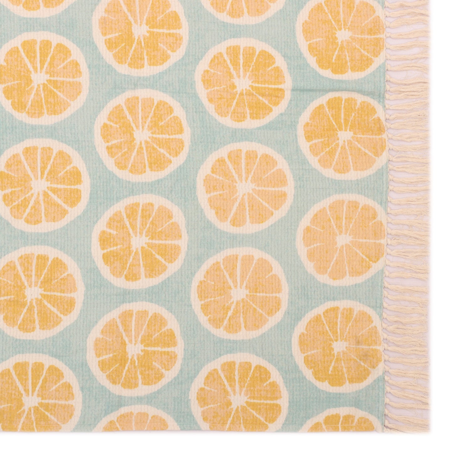 Grapefruit Print Throw
