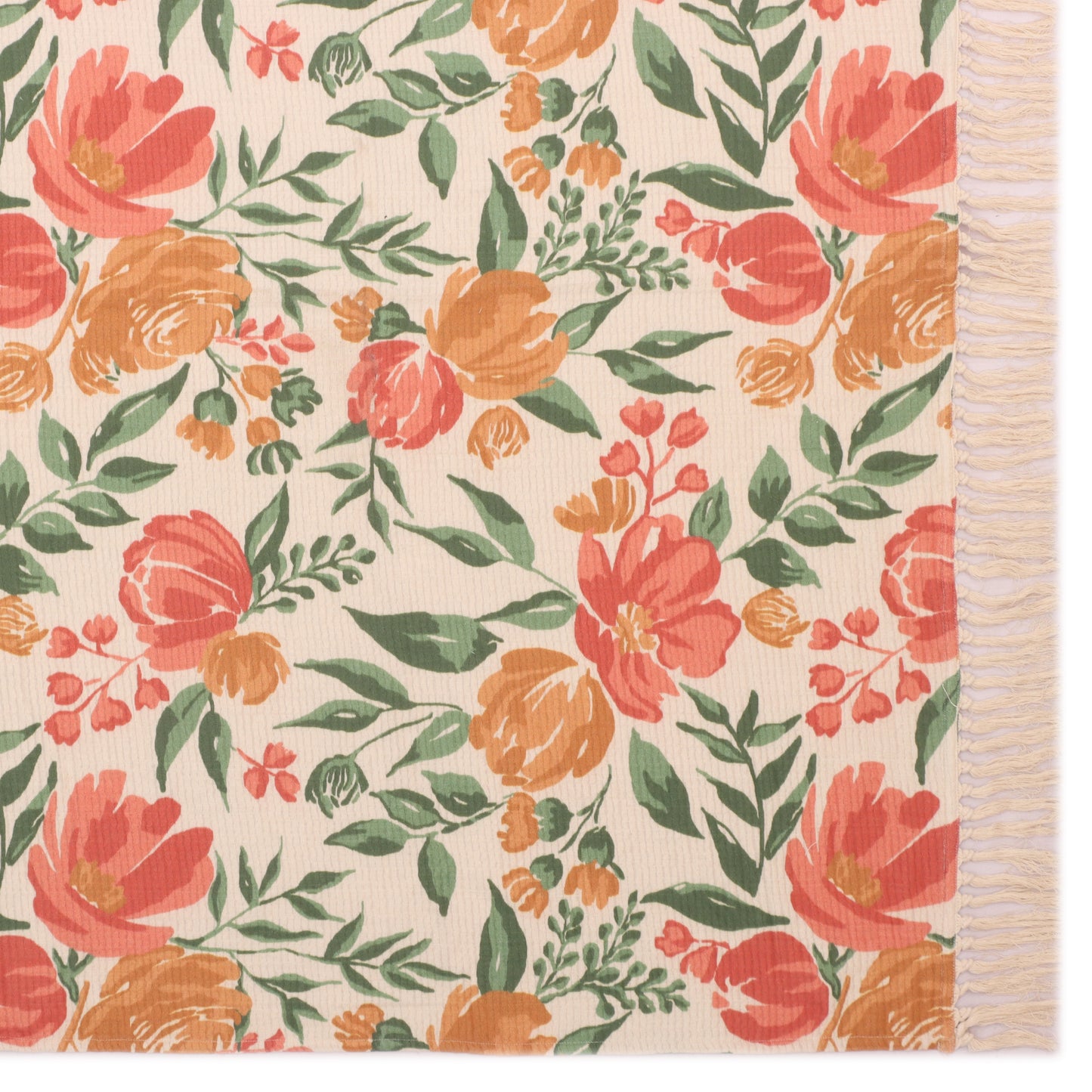 Floral Print Throw