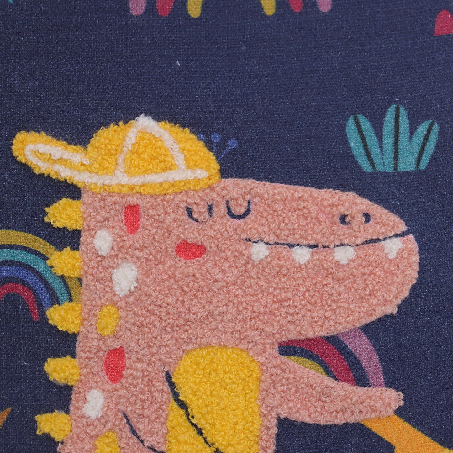 Playful Dino Print Basket